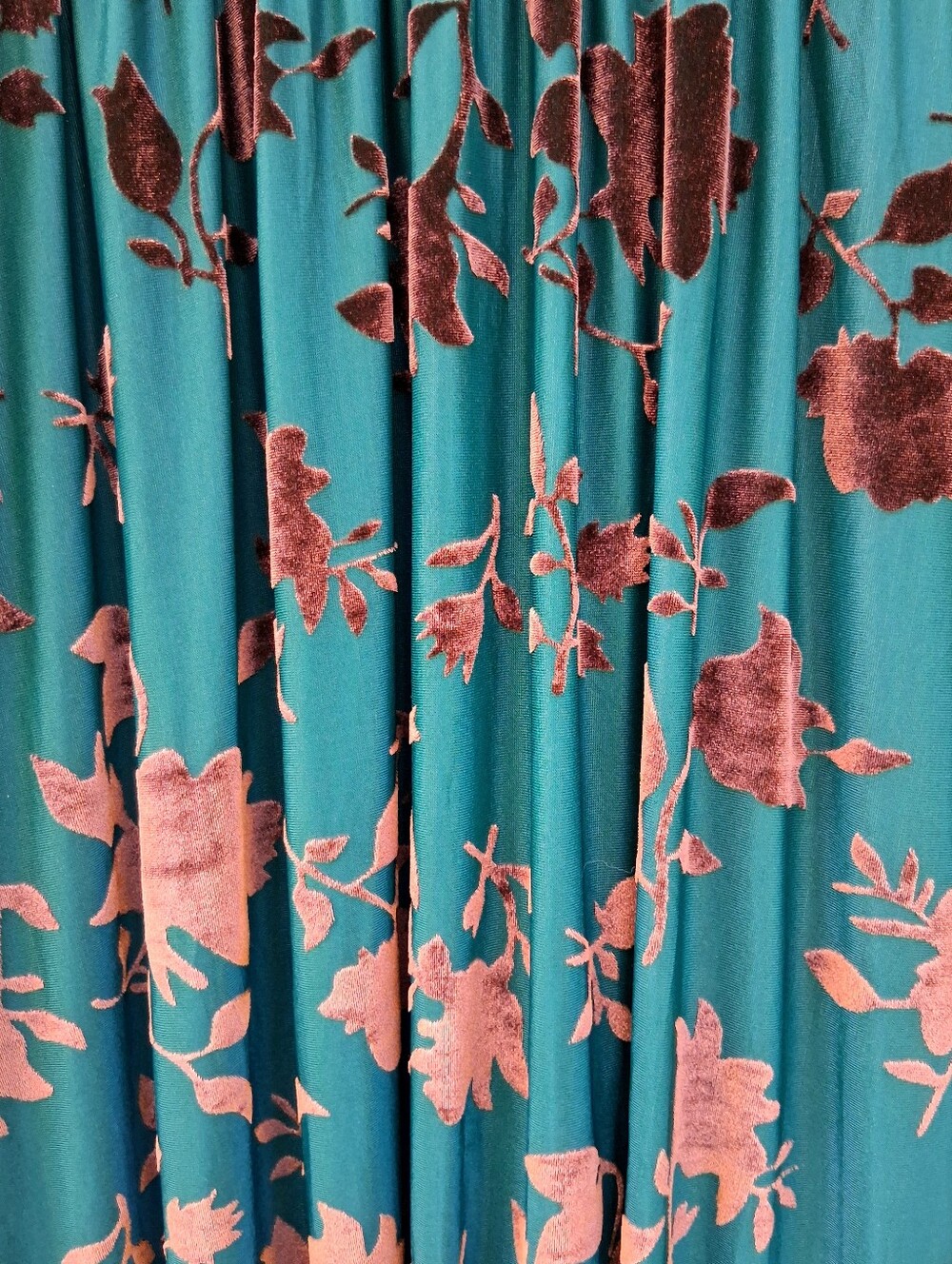 Baltic Born Leslie Velvet Maxi Dress Jade & Bronze Size XL NWOT - Picture 11 of 14